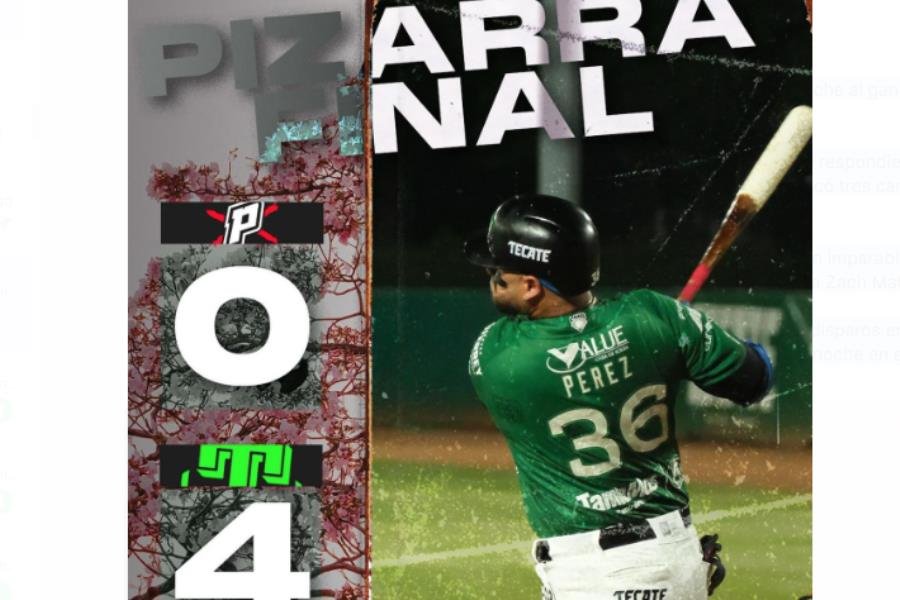 Olmecas empata la serie ante Piratas al ganar 4-0