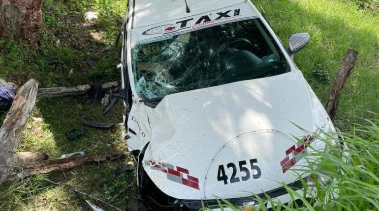 Se registra carambola de 6 vehículos en la Macuspana - Villahermosa