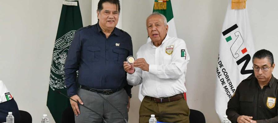 Visita Tabasco comisionado del INM para evaluar Oficina de Representación