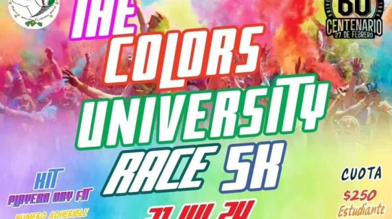 Hasta mil participantes esperan en la carrera The Colors University Race el 21 de julio