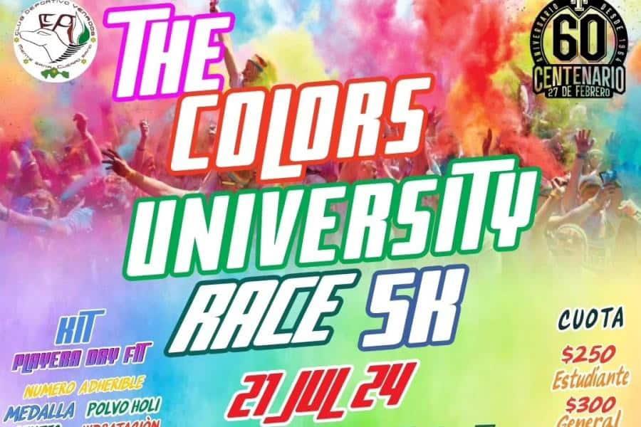 Hasta mil participantes esperan en la carrera The Colors University Race el 21 de julio