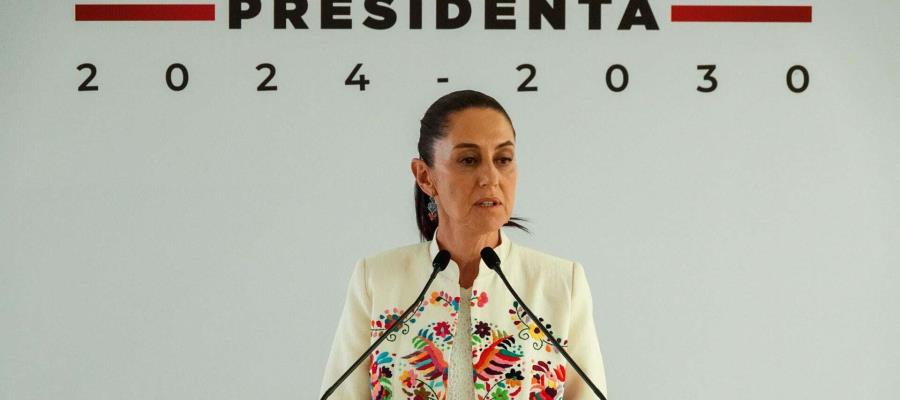 "Vino a felicitarme", dice Sheinbaum tras visita de hijo de AMLO