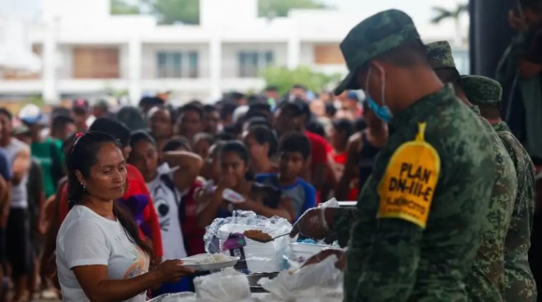 Instala Ejército Mexicano comedores comunitarios en Tulum