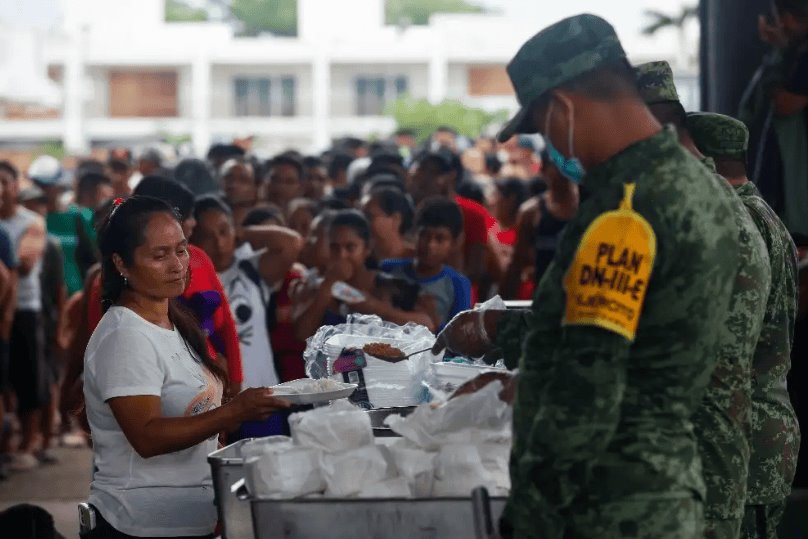 Instala Ejército Mexicano comedores comunitarios en Tulum