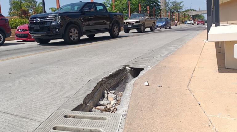Sedatu reparará alcantarillado pluvial dañado en malecón Carlos A. Madrazo, asegura alcaldesa de Centro