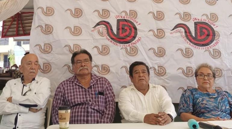 Da tristeza desaparición del PRD, reconoce fundador en Tabasco, Auldárico Hernández