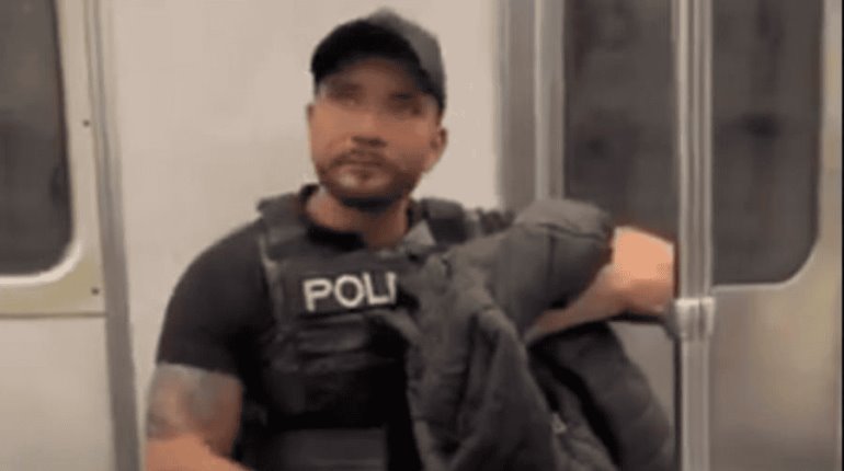 Suspenden a policía de CDMX por participar en video sexual de Luna Bella en el Metro