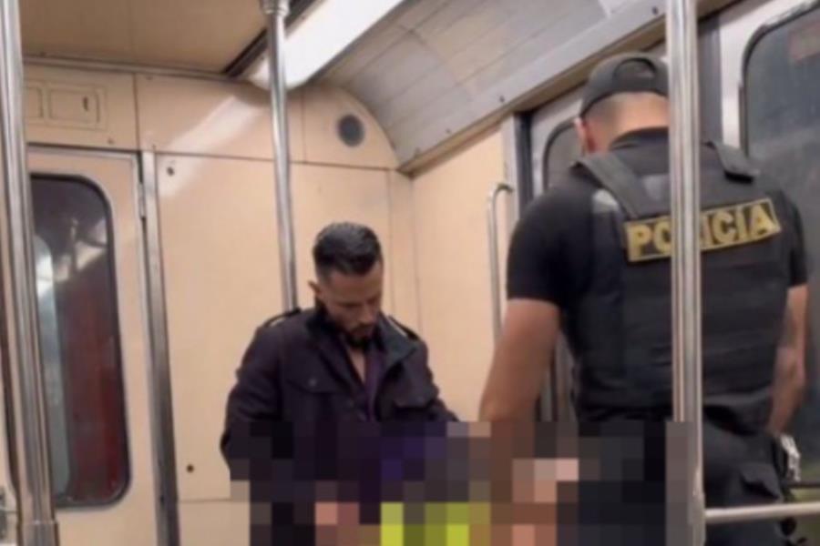 ¡Escándalo! Luna Bella utiliza el Metro de CDMX para grabar video sexual