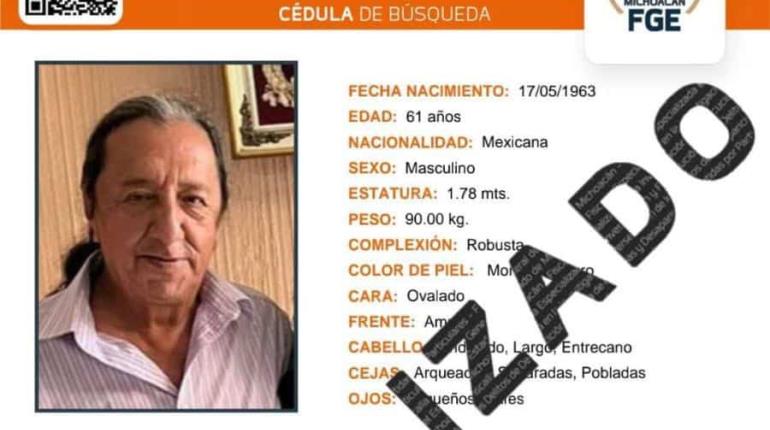 Hallan con vida a periodista Ricardo Rafael Rodríguez en Michoacán