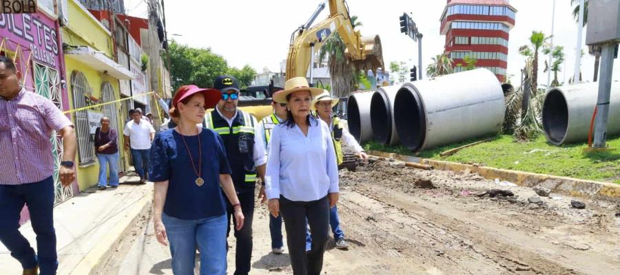 Aura Medina y Yolanda Osuna realizan primera gira de trabajo en el marco de transición de gobierno