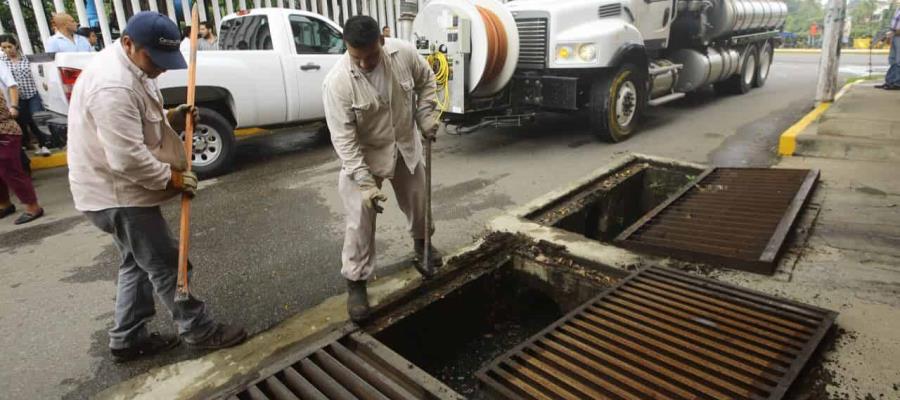 Por temporada de lluvias, servicios de Vactors para desazolve de drenajes pasó de 4 a 20 por día: Ayuntamiento