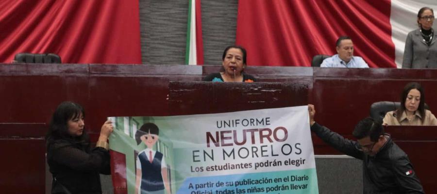 Aprueba Congreso de Morelos uso de uniforme escolar neutro