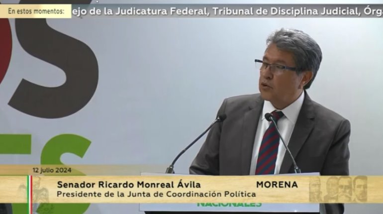 CJF actúa como barrera que protege a jueces y magistrados que violan la Ley: Monreal