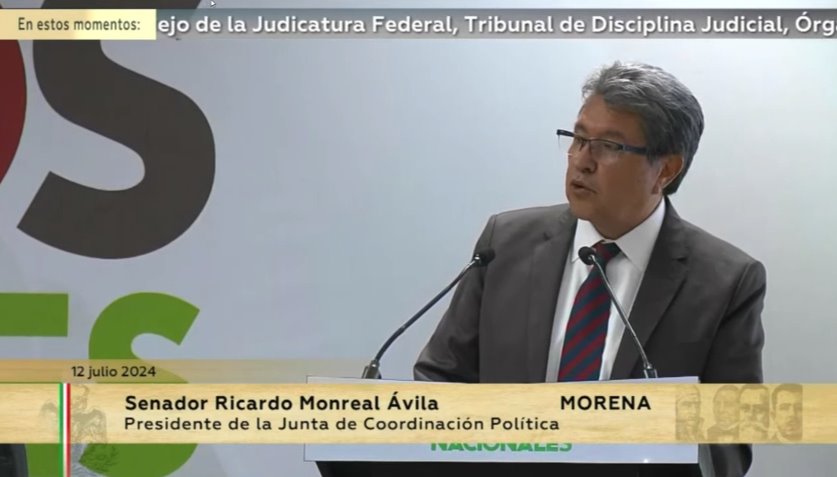 CJF actúa como barrera que protege a jueces y magistrados que violan la Ley: Monreal