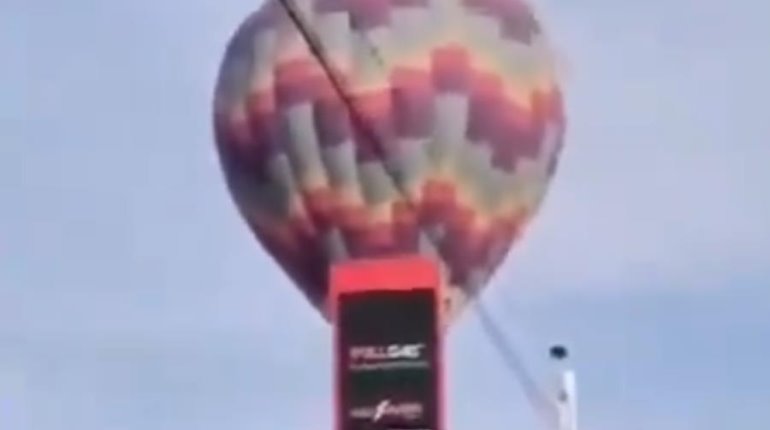 Globo aerostático "cae" cerca del AIFA; es la segunda vez en el mes