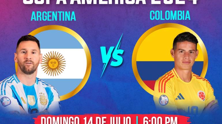 Argentina vs Colombia van por trofeo de la Copa América