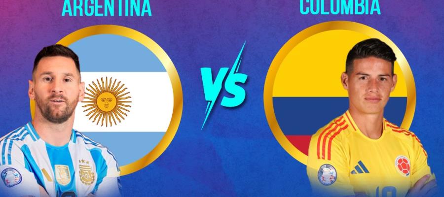 Argentina vs Colombia van por trofeo de la Copa América