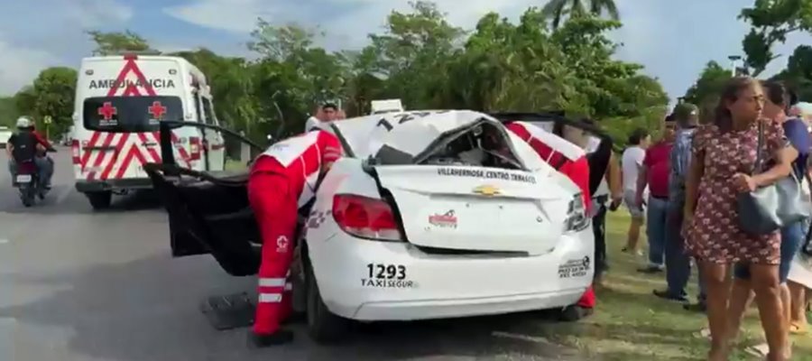 Fallece joven en Gaviotas tras choque entre taxi y un auto particular