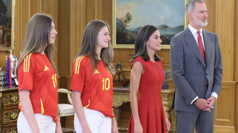 Reyes de España reciben a campeones de la Eurocopa 2024