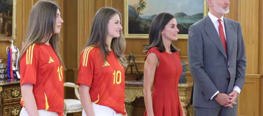 Reyes de España reciben a campeones de la Eurocopa 2024