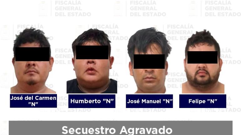 Dan prisión preventiva a 4 sujetos señalados de secuestrar a menor en Centro