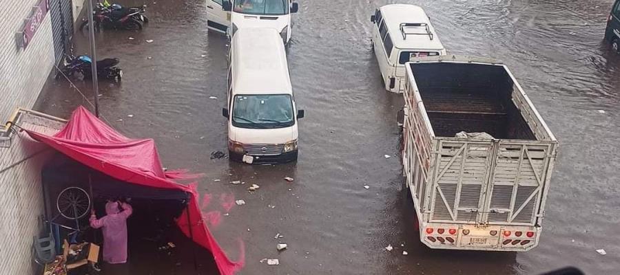 ¡Otra vez! Lluvias afectan calles, transporte e inmuebles en CDMX