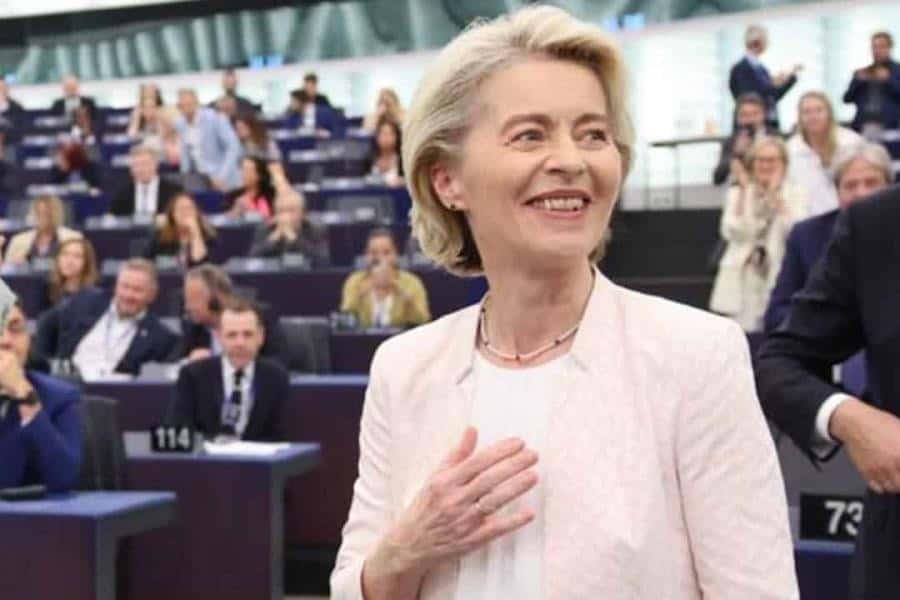 Reeligen a Ursula von der Leyen como presidenta de la Comisión Europea