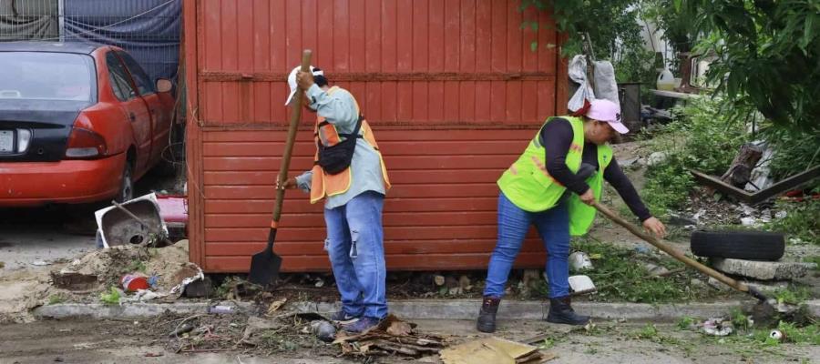 Realiza Ayuntamiento Jornada de Limpieza en colonia Casa Blanca