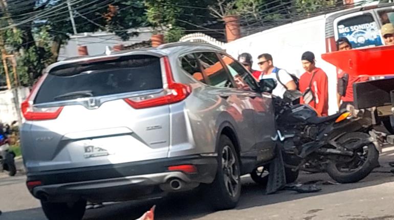 Se registran 2 accidentes en Comalcalco; en ambos hay motociclistas involucrados