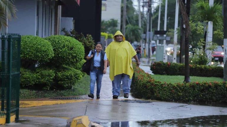 Interacción de canales de baja presión y humedad ocasionará lluvias puntuales en Tabasco