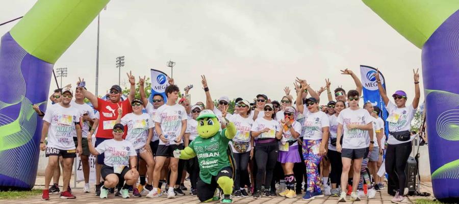 Carrera recreativa The Colors University Race congrega a más de 800 participantes