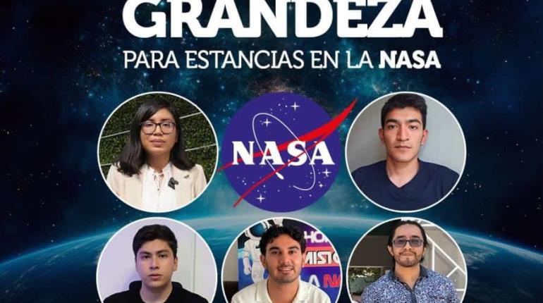 5 estudiantes mexicanos harán estancias en la NASA