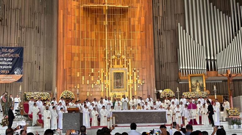 "Venimos de un rinconcito de México"; Diócesis de Tabasco peregrinó en Basílica de Guadalupe