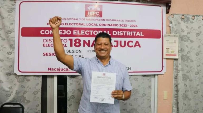 Ratifica TET constancia de mayoría de Roberto Ocaña como alcalde electo de Nacajuca