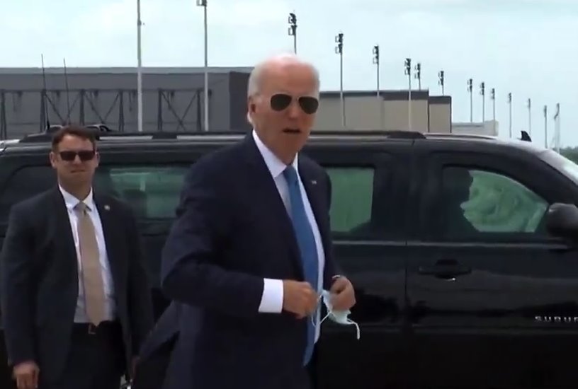 Reaparece Biden tras dar negativo a COVID