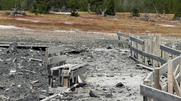 Se registra explosión hidrotermal en Parque Nacional Yellowstone, en EE.UU.