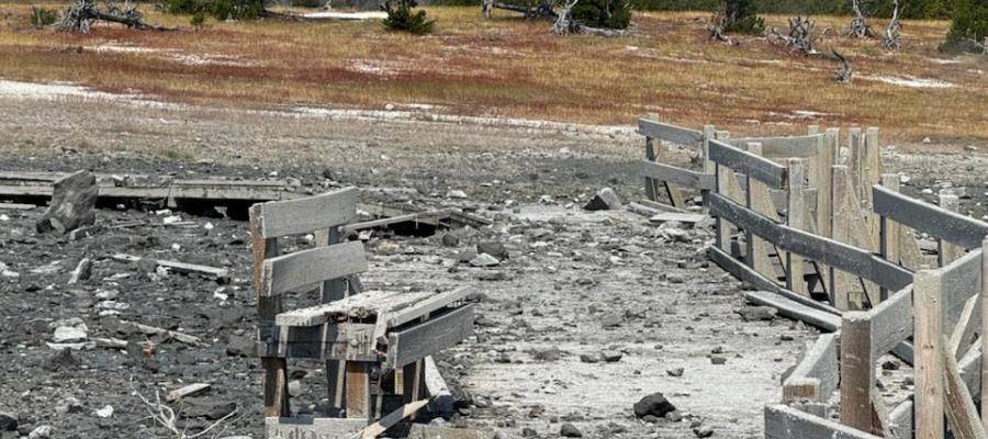 Se registra explosión hidrotermal en Parque Nacional Yellowstone, en EE.UU.