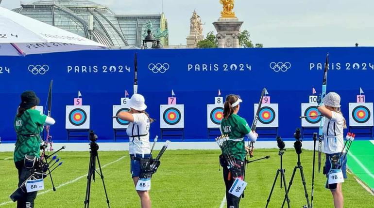 Equipo femenil de tiro con arco arranca sin problemas los Juegos Olímpicos