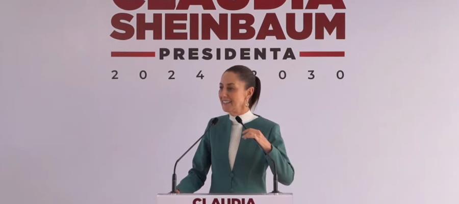 Respalda Sheinbaum proyecto del TEPJF que desecha nulidad de elección presidencial