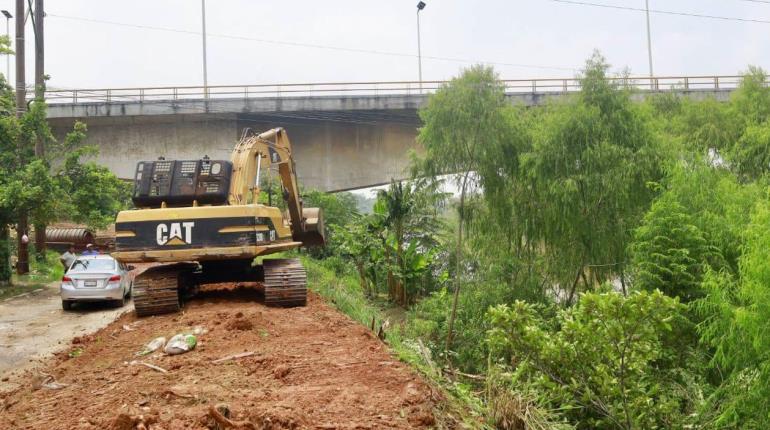 Reforzarán 360 metros de bordo en Gaviotas para evitar filtraciones del Grijalva