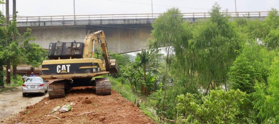 Reforzarán 360 metros de bordo en Gaviotas para evitar filtraciones del Grijalva