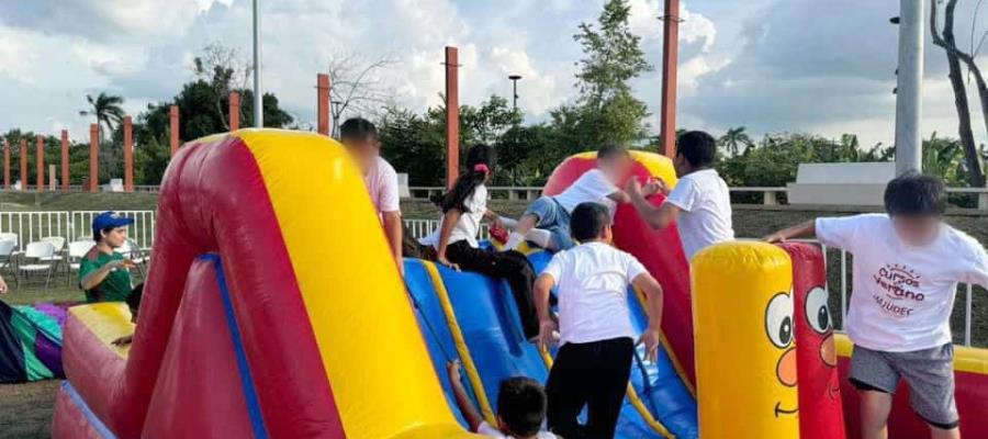 Clausuran cursos de verano con la participación de 375 niños en Centro