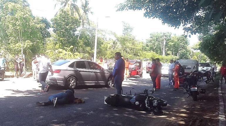 Fallece joven en Centla tras accidente de motocicleta