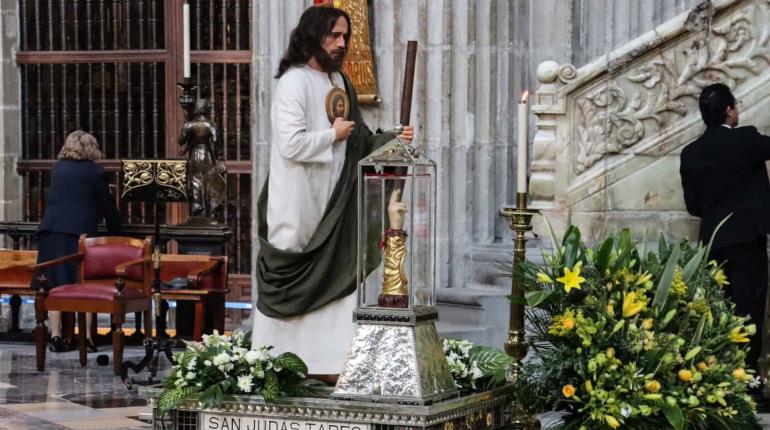 Llega reliquia de San Judas Tadeo a la Catedral Metropolitana