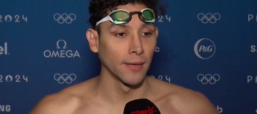 Nadador Miguel de Lara explota contra afición mexicana tras ser descalificado en prueba de 100m