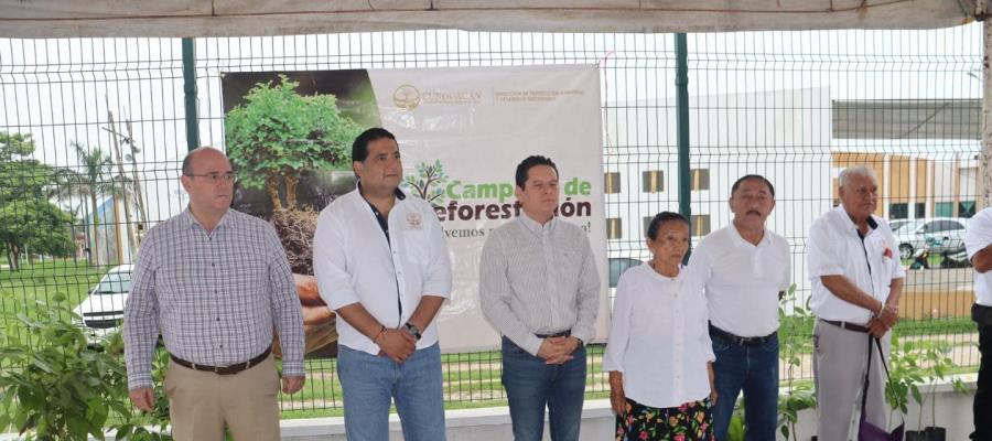 Campaña de reforestación en Cunduacán