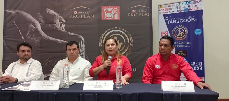 Del 15 al 18 de agosto Villahermosa será sede de la 8va exhibición canina de raza