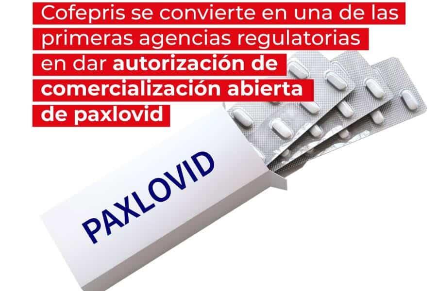 Da Cofepris registro sanitario a Paxlovid para tratar COVID