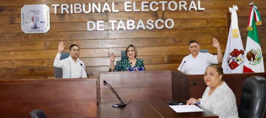 Ratifica TET constancias de mayoría en Tacotalpa, Centla y Cunduacán