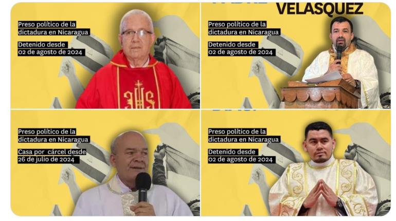 Denuncian secuestro de al menos 11 sacerdotes y diáconos en Nicaragua